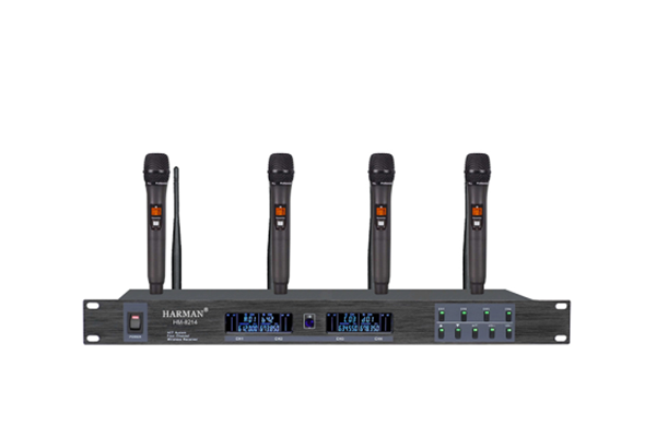 UHF一拖四無線會議話筒/ HM-8214