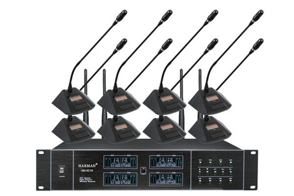 UHF一拖八無(wú)線會(huì)議話筒/HM-8218(圖3) 3.3HM-8218.png